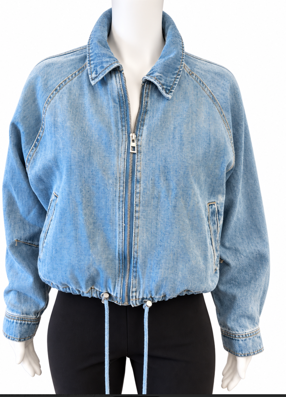 Raglan Sleeve Bomber Jacket