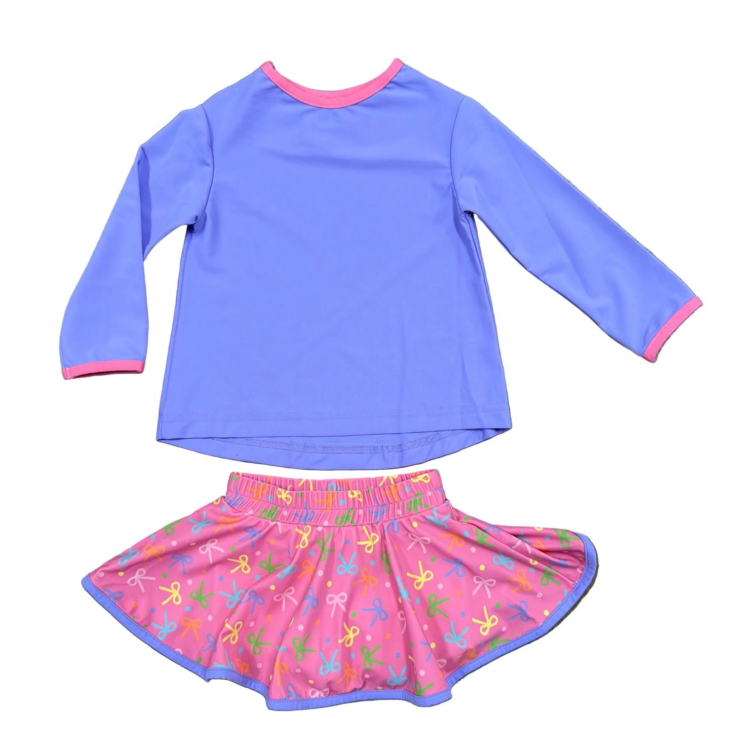 Bow Print Skort