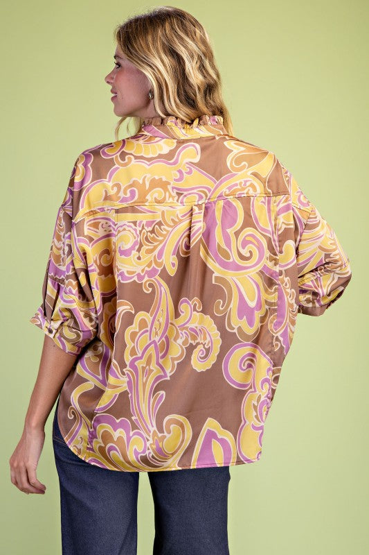 Golden Brown Mix Top
