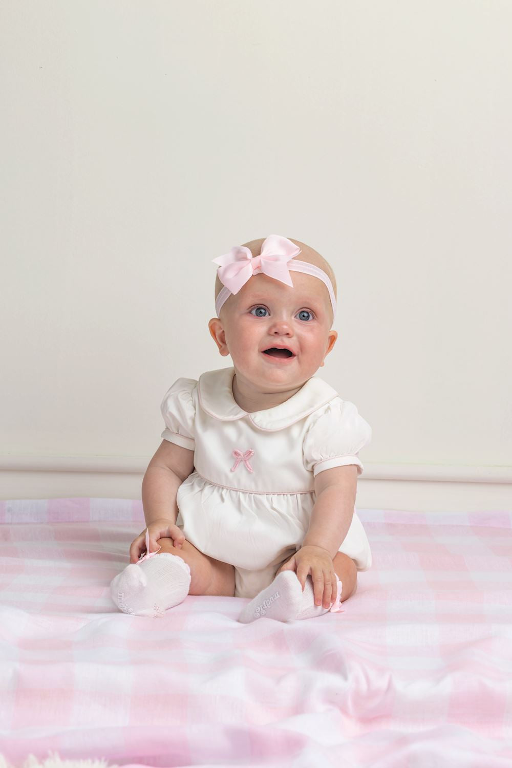 White Bow Socks