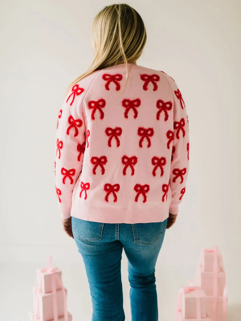 Bow Knit Cardigan | Adult