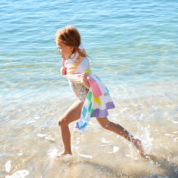 Unicorn Waves Kids Beach Towe