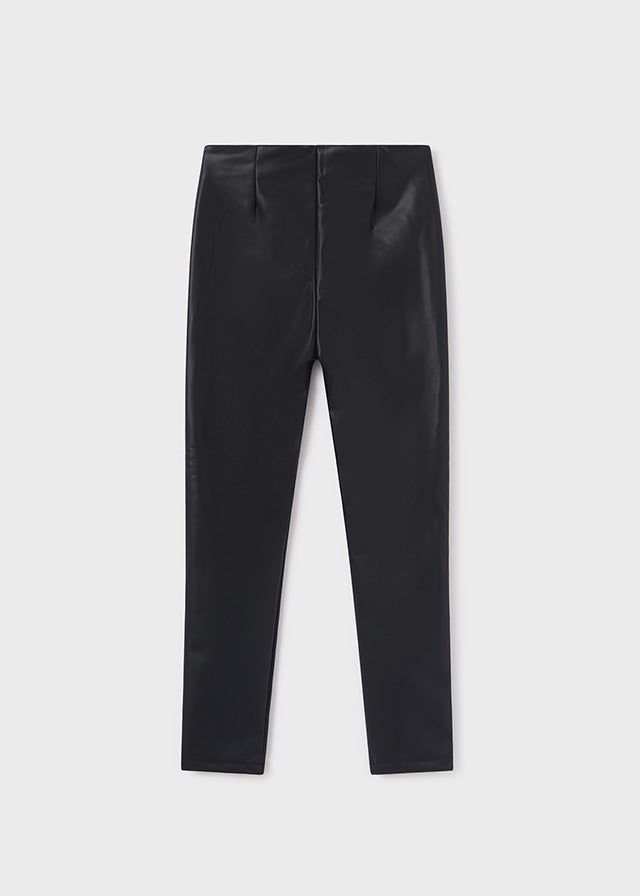 Black Leather Legging