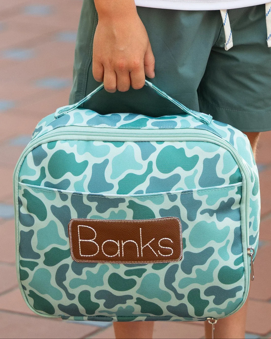 Green Camo Lunch Box