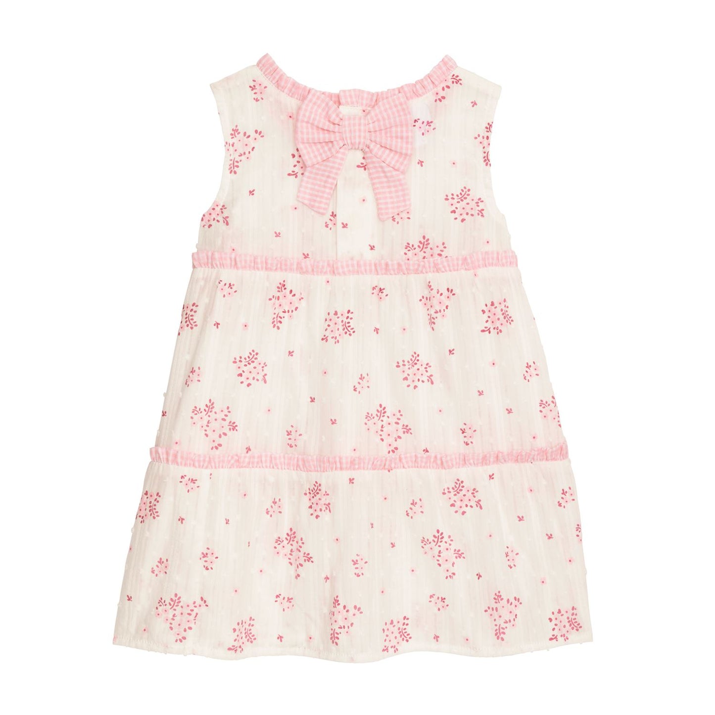 Pink Blossom Tiered Dress