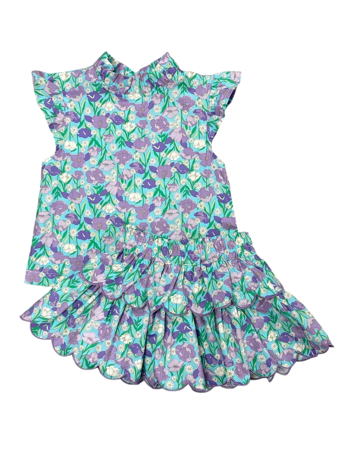 Tillies Tulips Tiered Skort