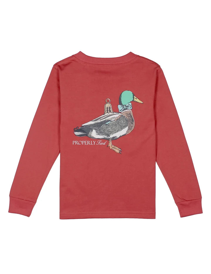 Duck Ornament LS Cabernet