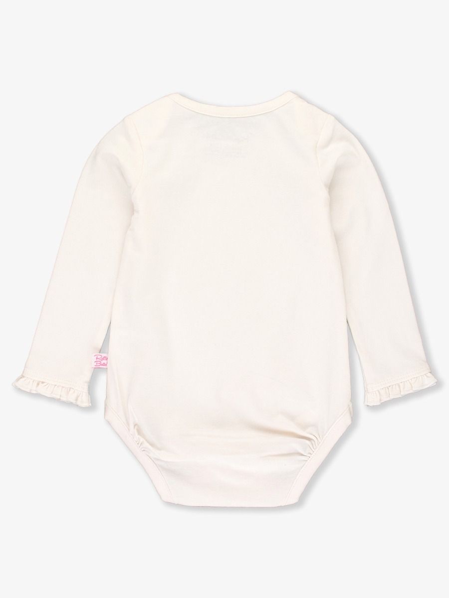 Ivory Knit Ruffle Bodysuit