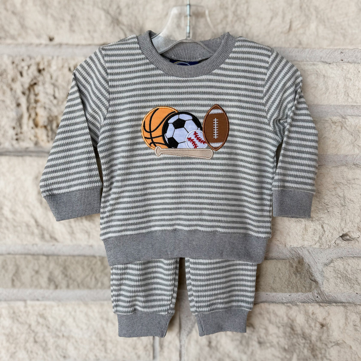 Sports Appliqué Jogger Set