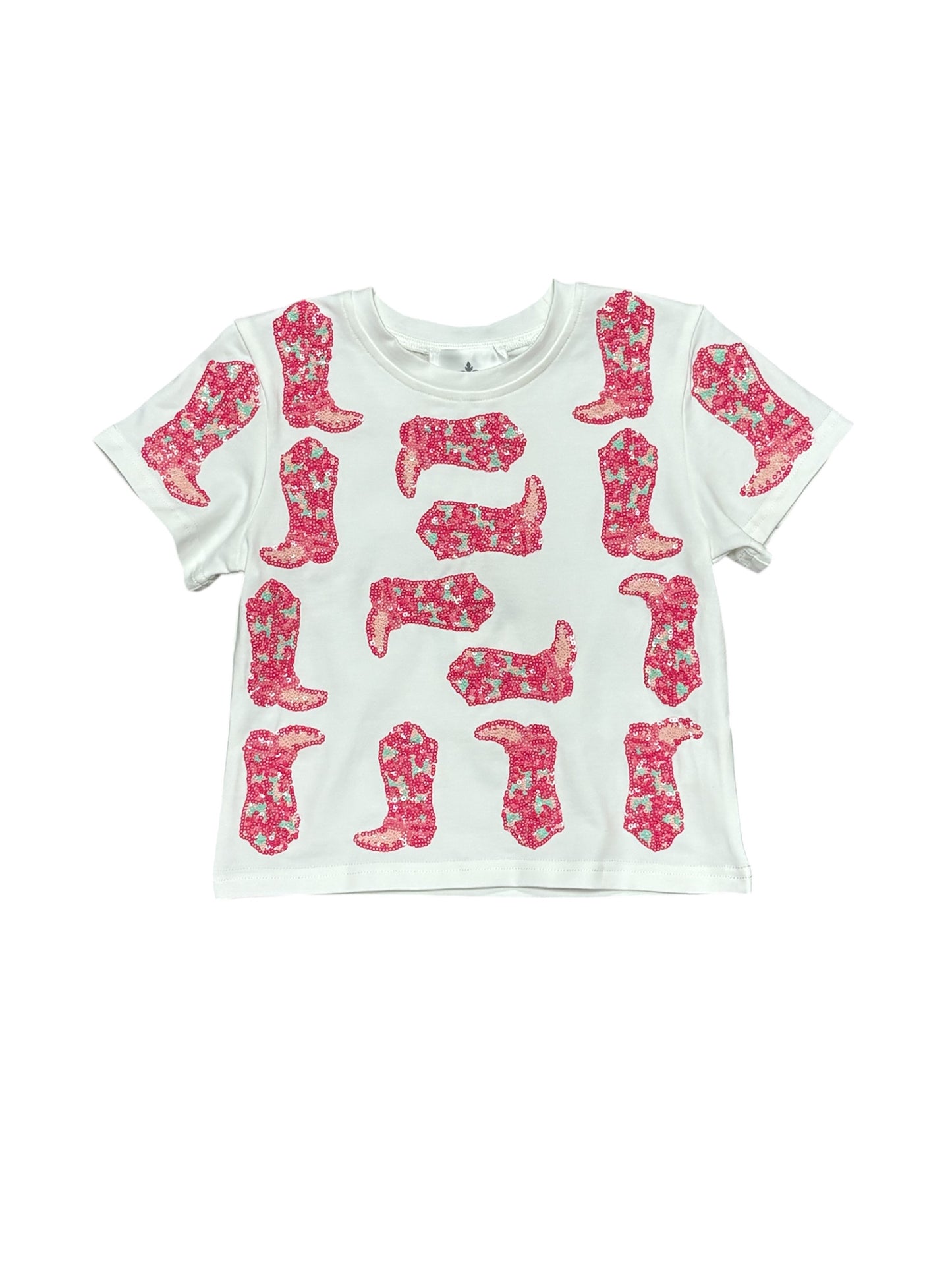 Sequin Cowgirl Tee
