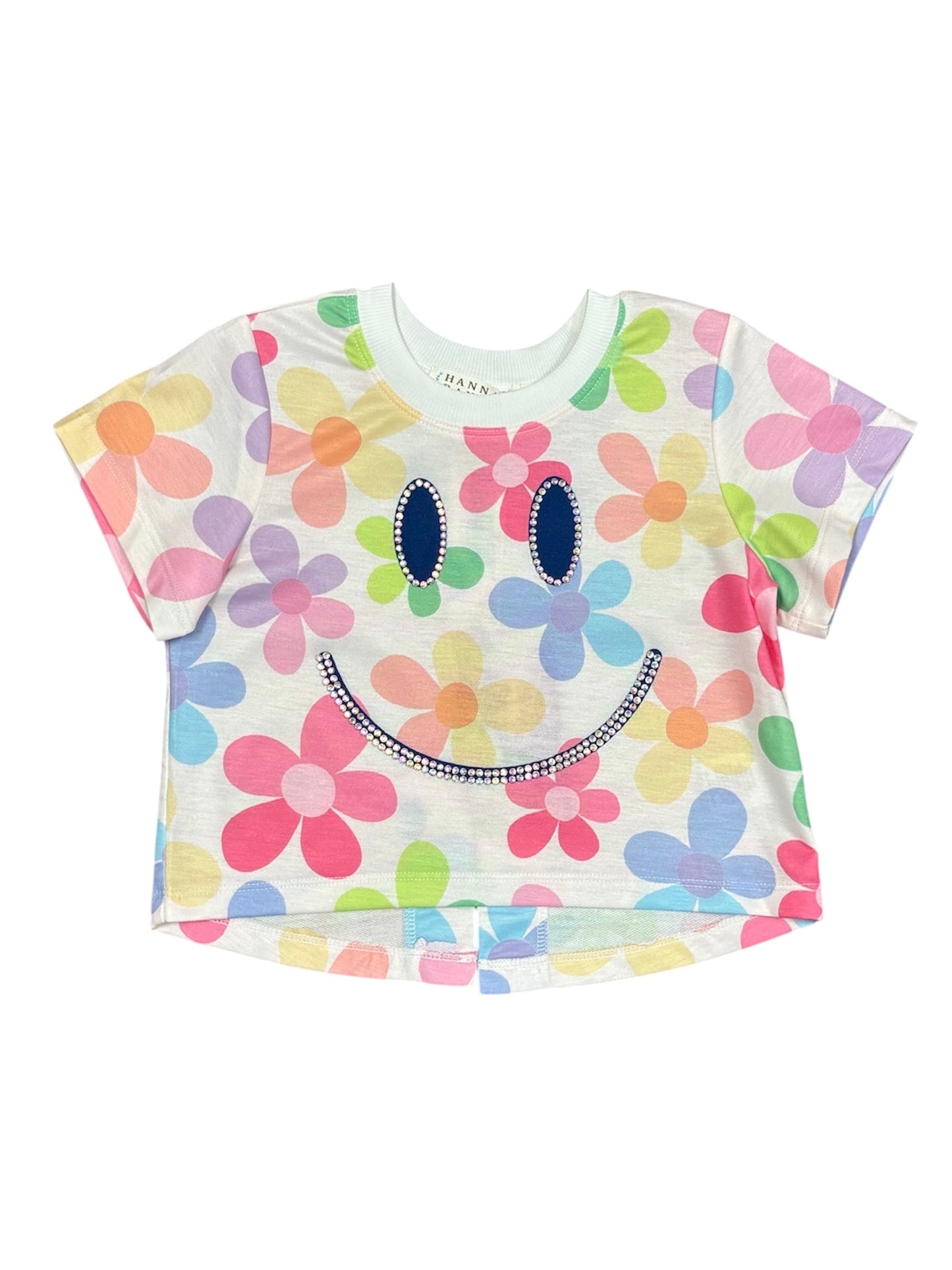 Pink Multi Smiley Print Sweatshirt