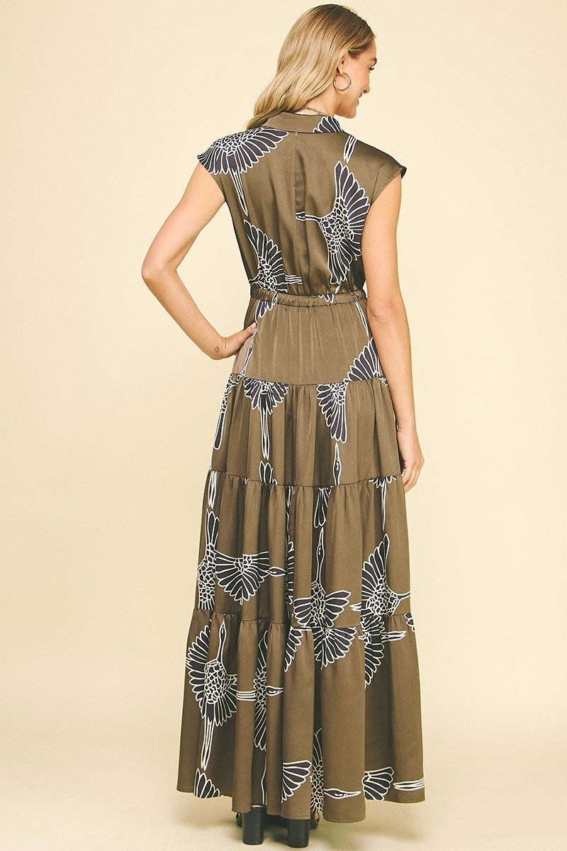 Crane Maxi Dress
