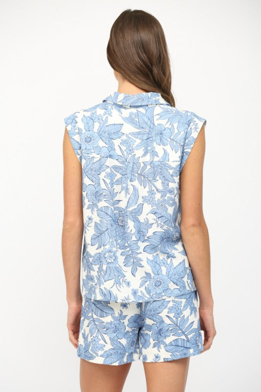 Floral Linen Detail Set