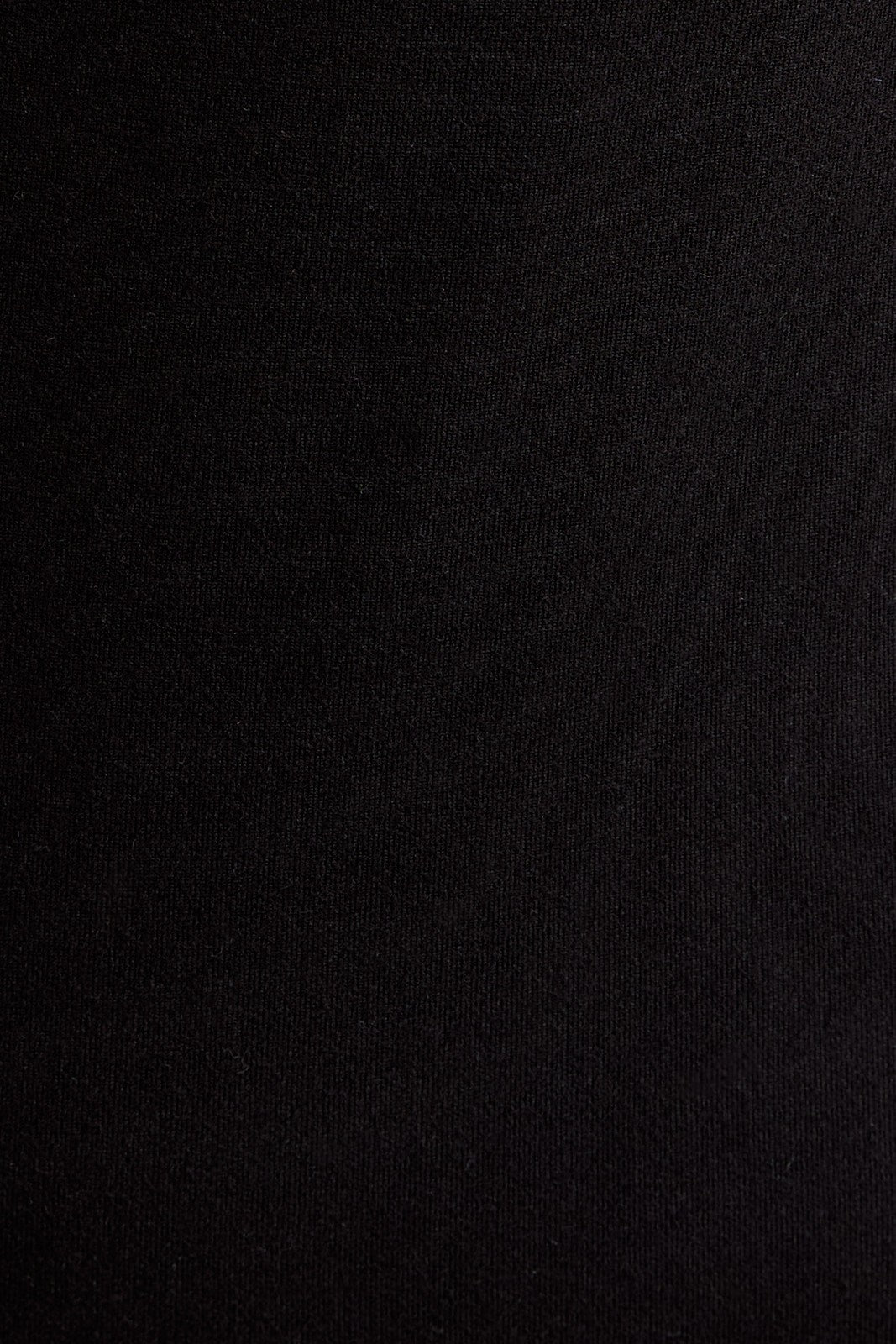 Round Neck Long Sleeve Bodysuit In Black