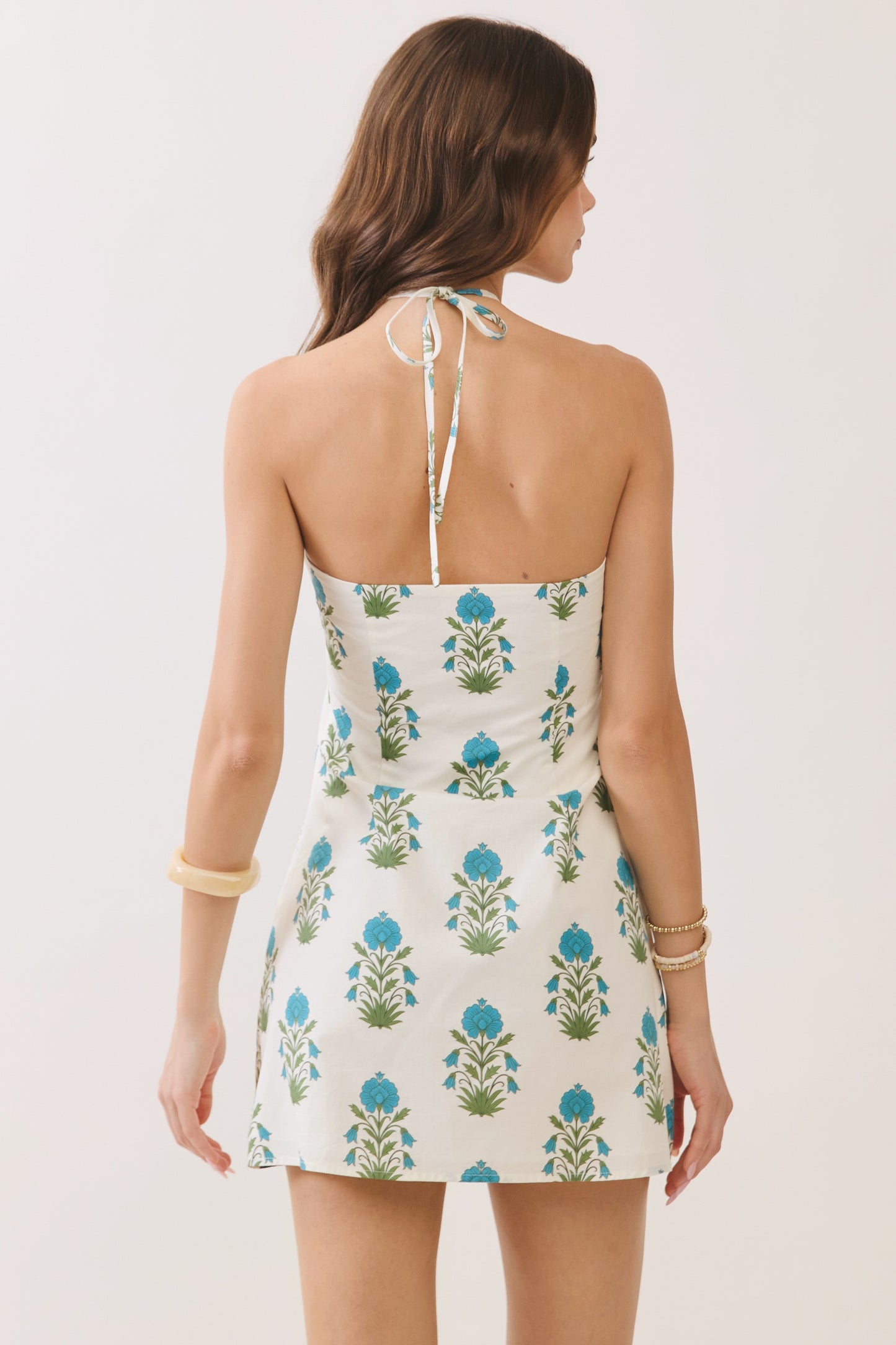 Halter Print Dress
