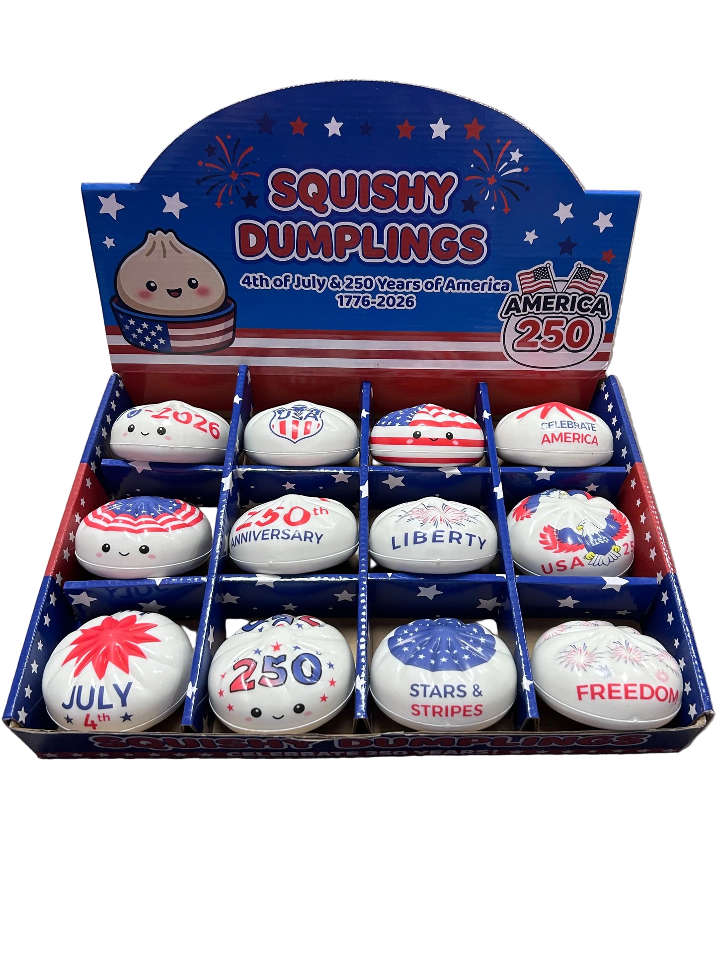 America 250th Slow Rise Foam Dumpling