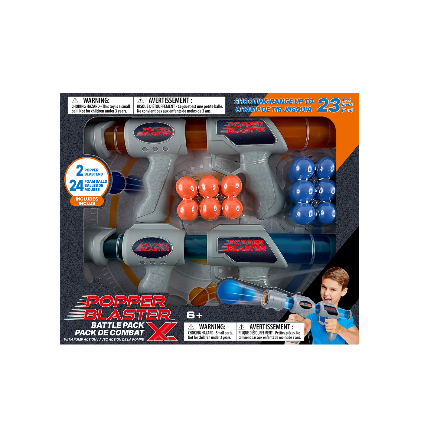 2pk Popper Blasters - 24 Balls