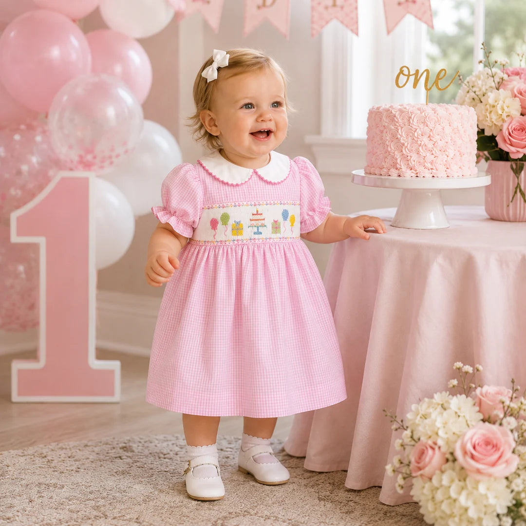 Smocked Birthday Dress