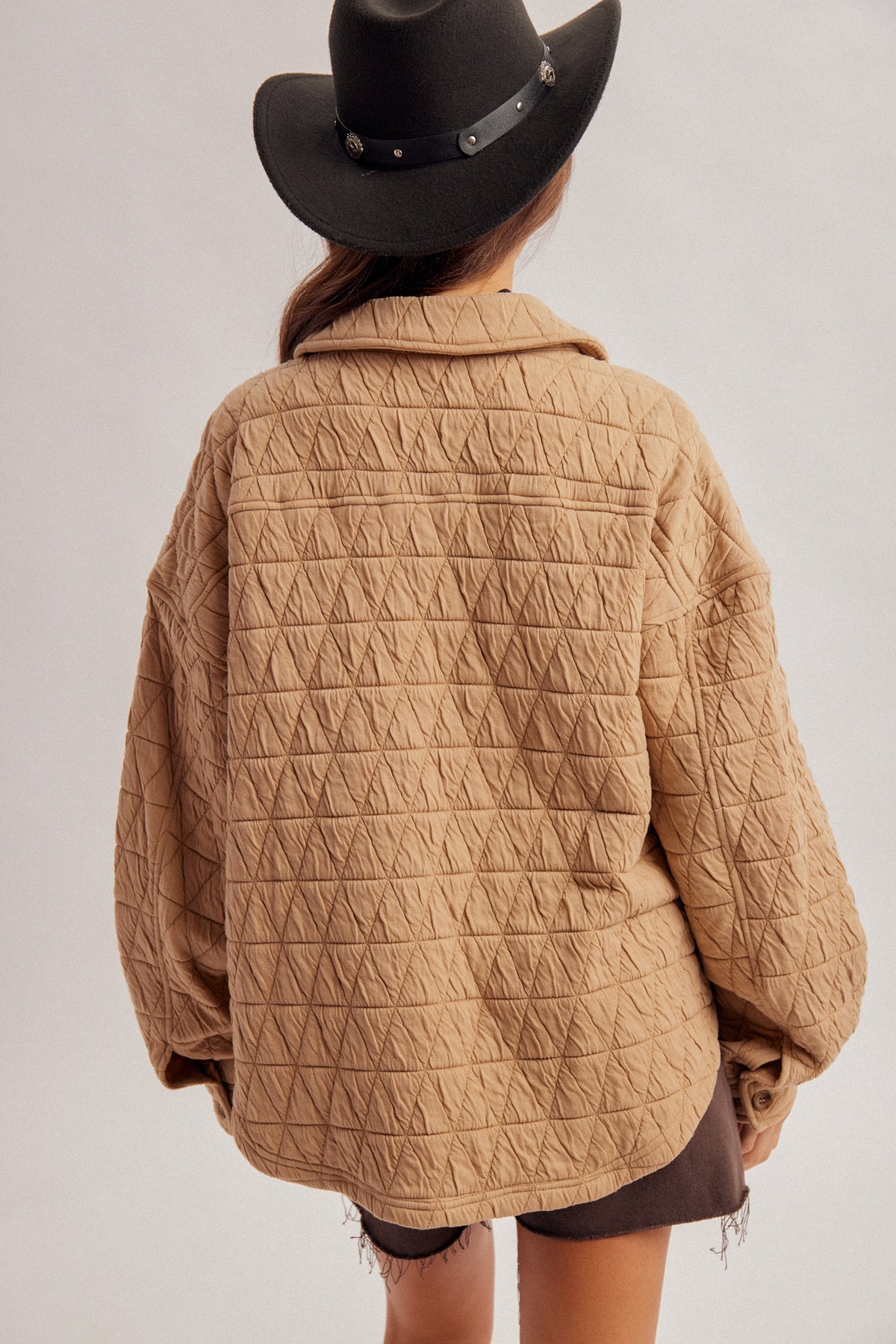 Mocha Quilted Jacket