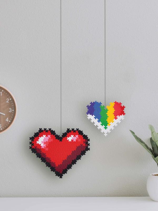 Puzzle By Number Hearts