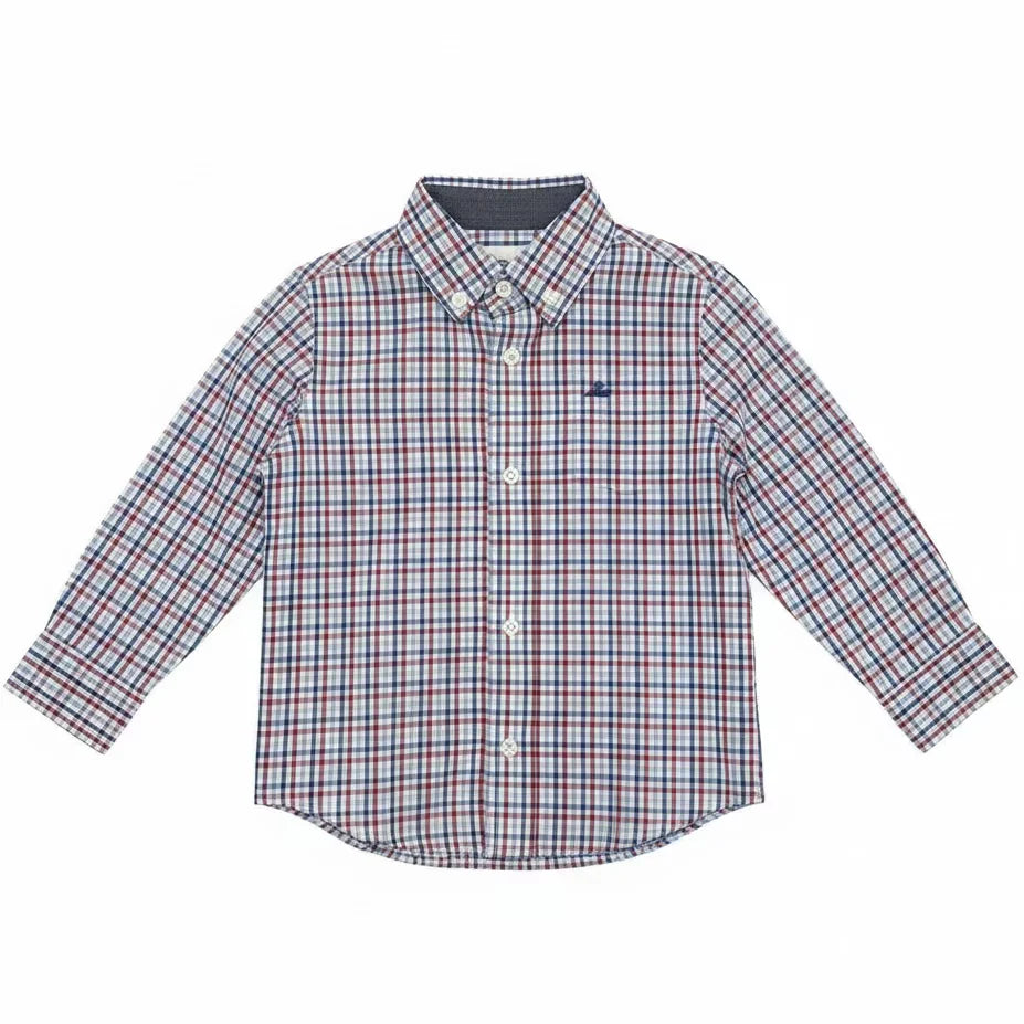 Blue/Maroon Dress Shirt