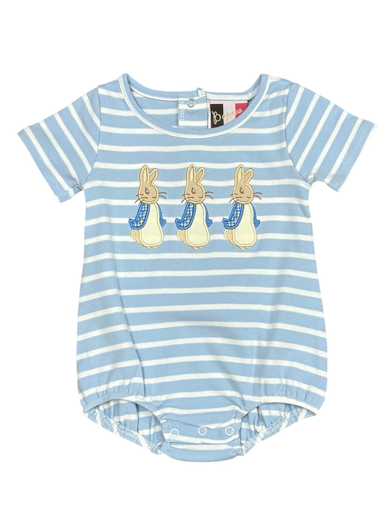 Peter Rabbit Applique Boys Bubble