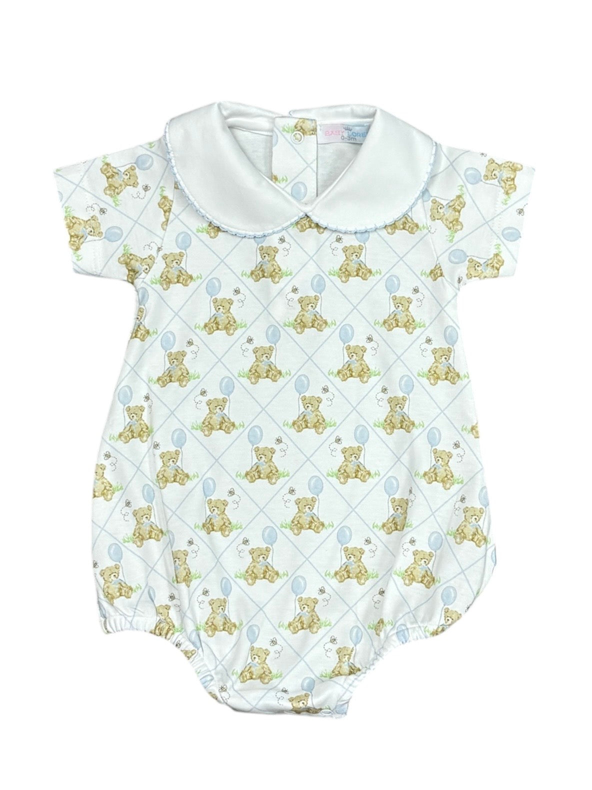 Teddy Bear Blue Bubble