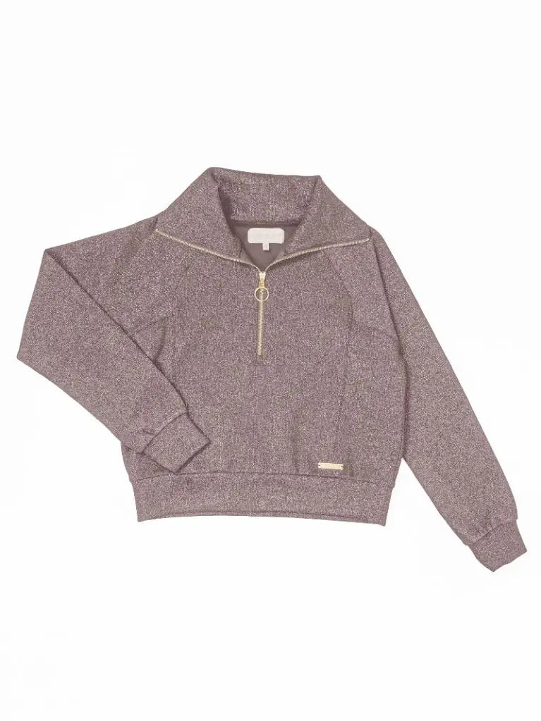 Violet Gray Quarter Zip
