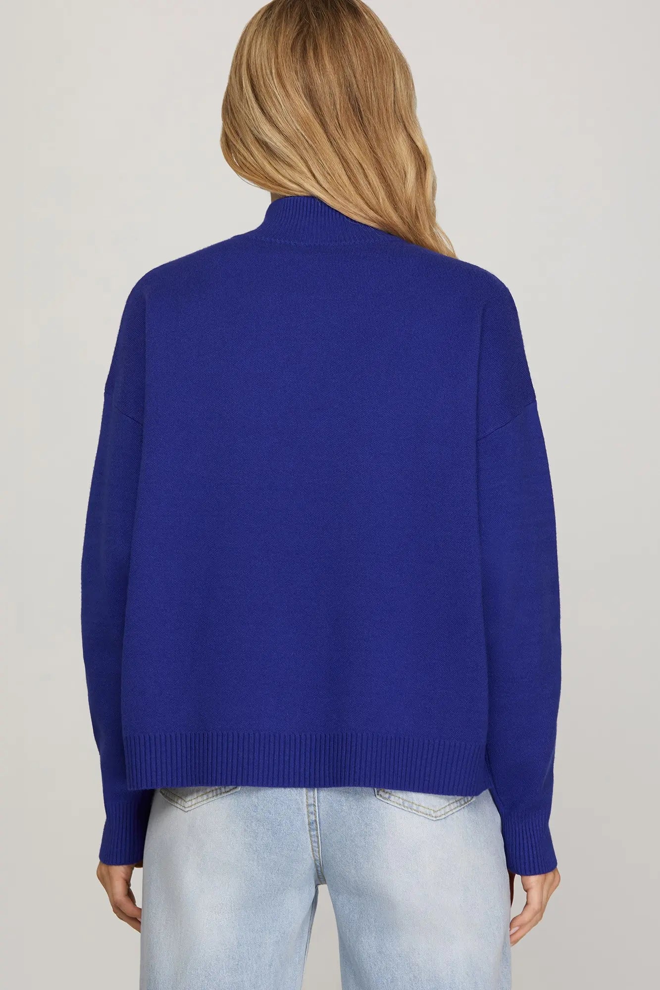 Royal Blue Quarter Zip