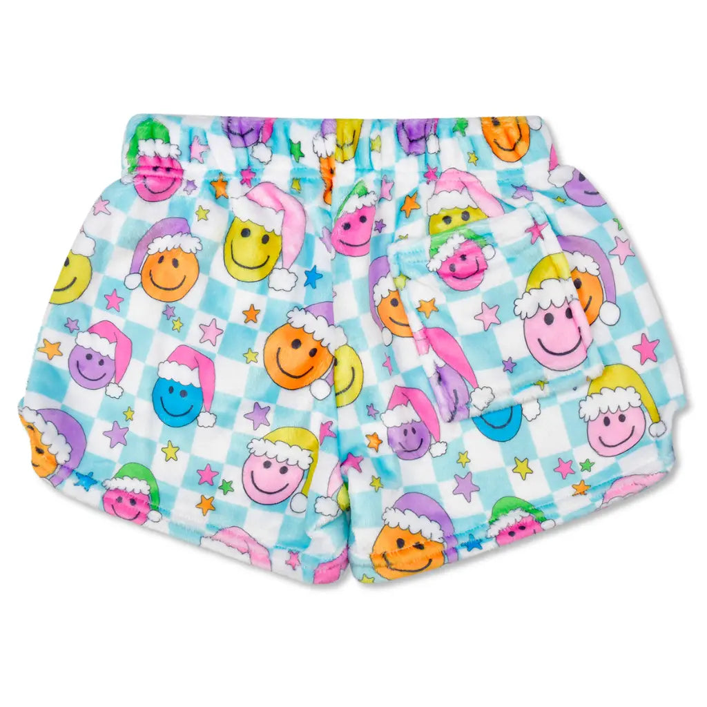Happy Santa Plush Shorts