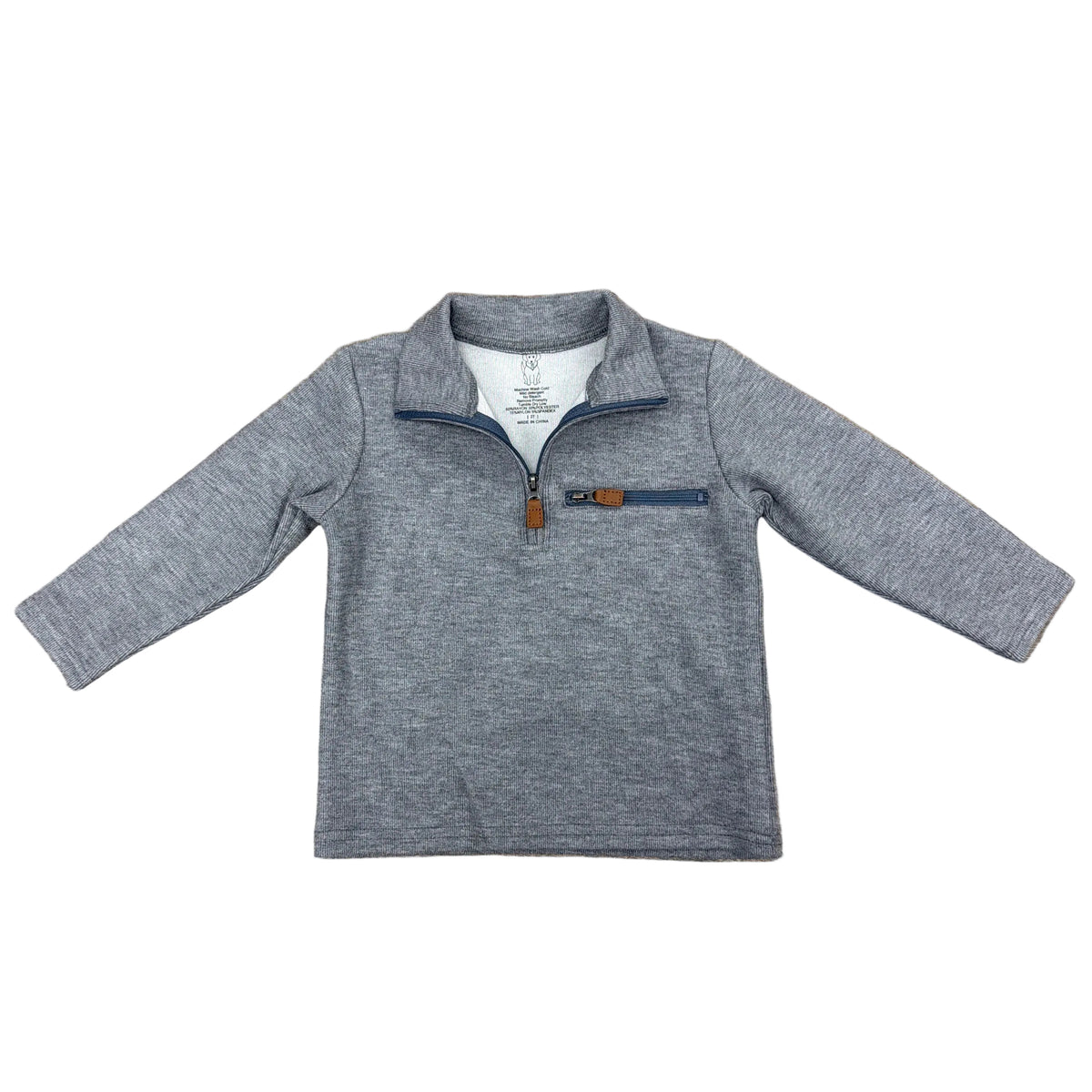 Kingston 1/4 Zip Pullover - Grey