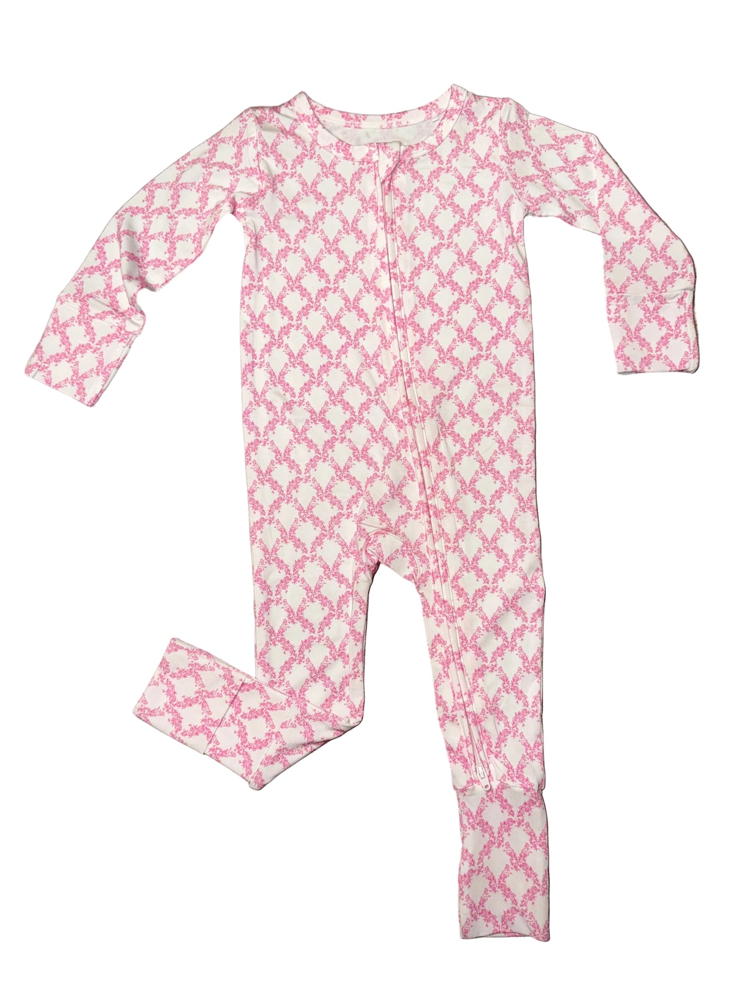 Rose Trellis Convertible Footie