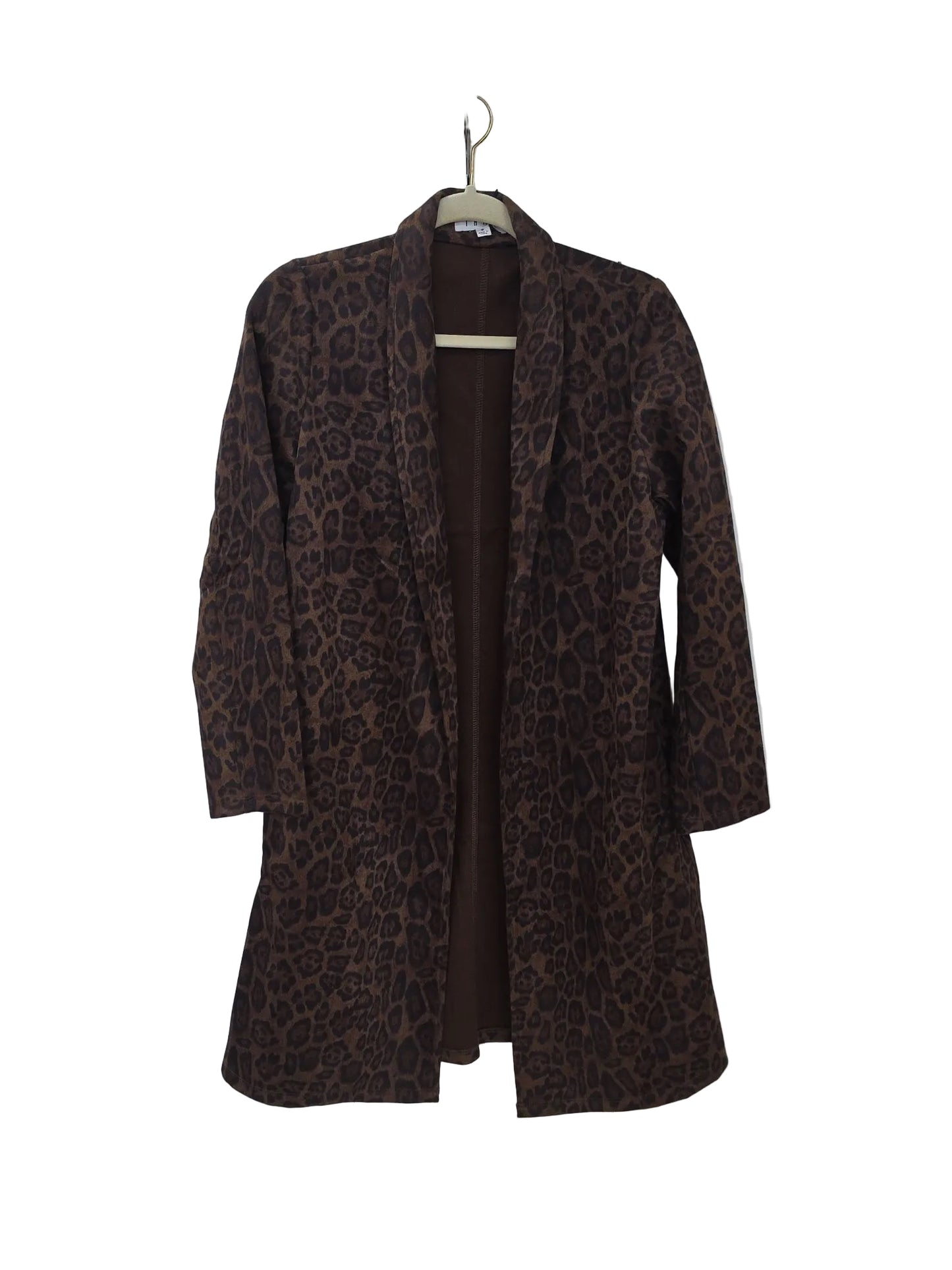 Leopard Suede Coat