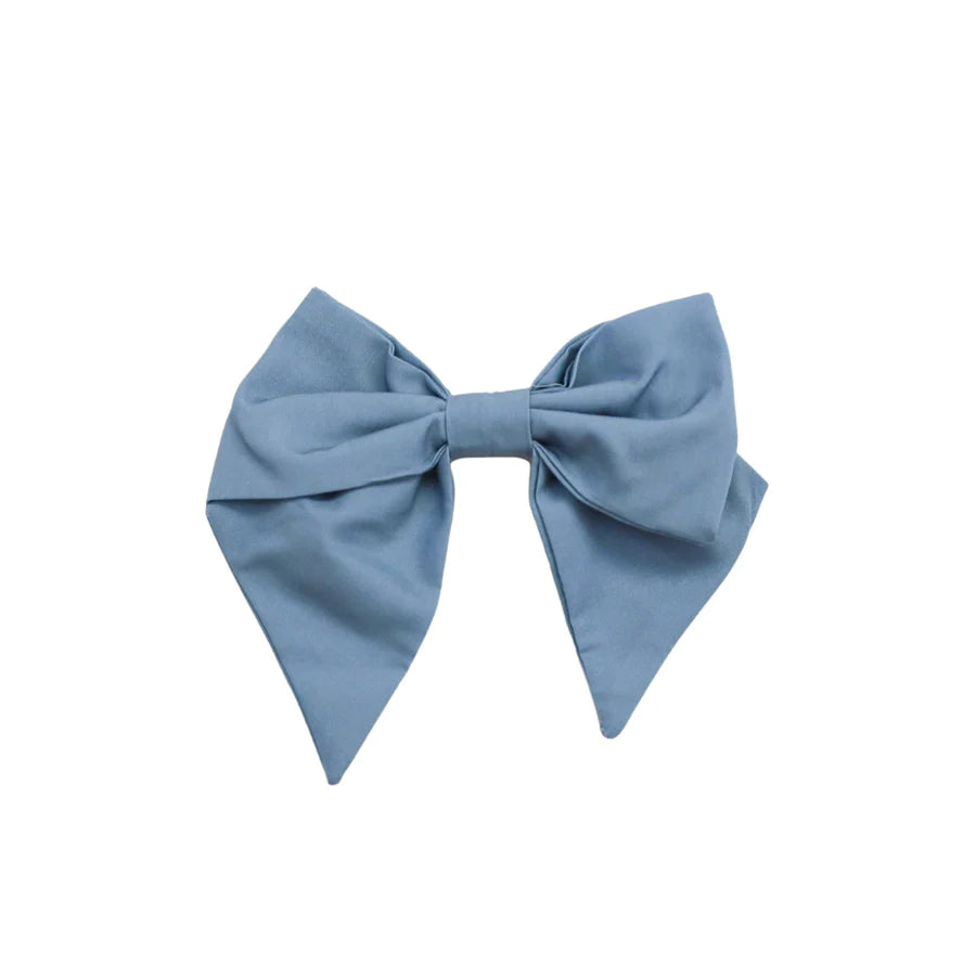 Dusty Blue Classic Bow