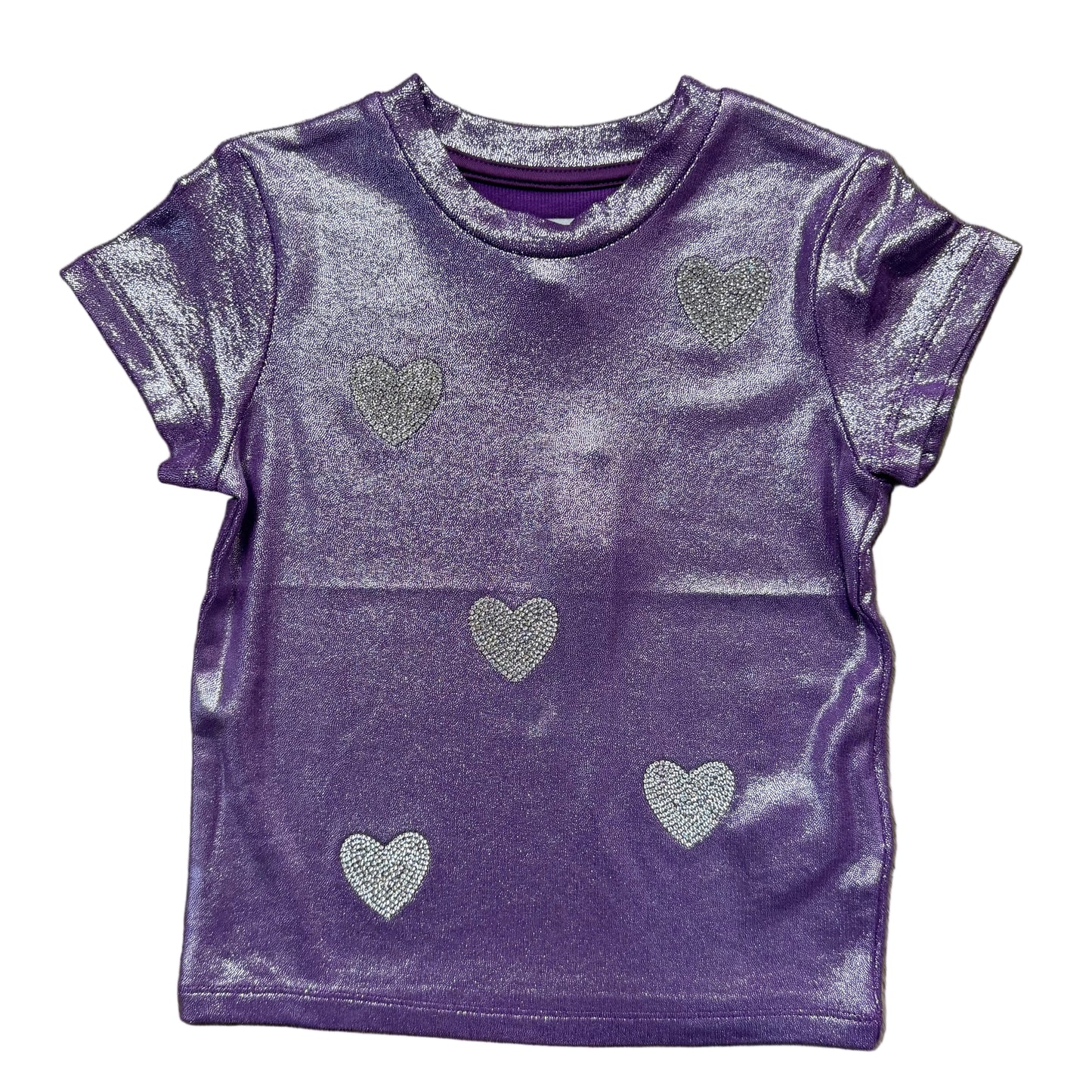 Purple Shimmer Heart Top
