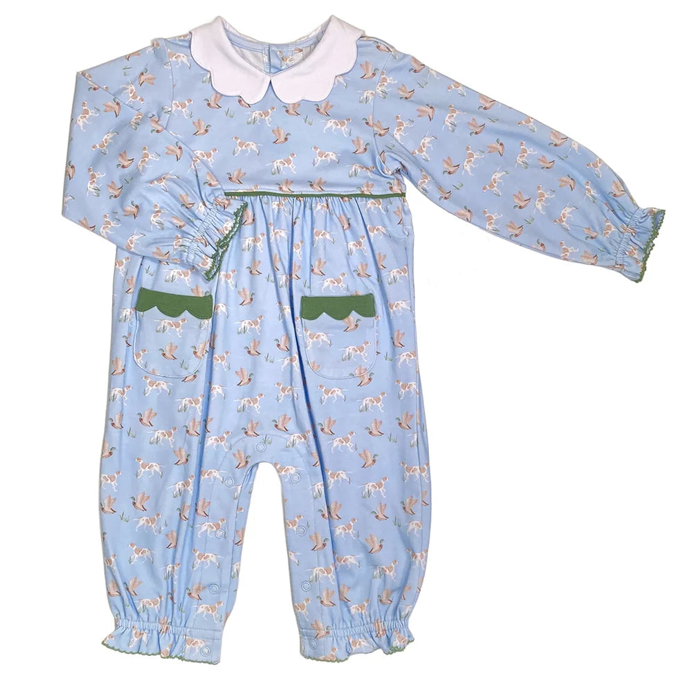 Duck Hunt Girl's Romper