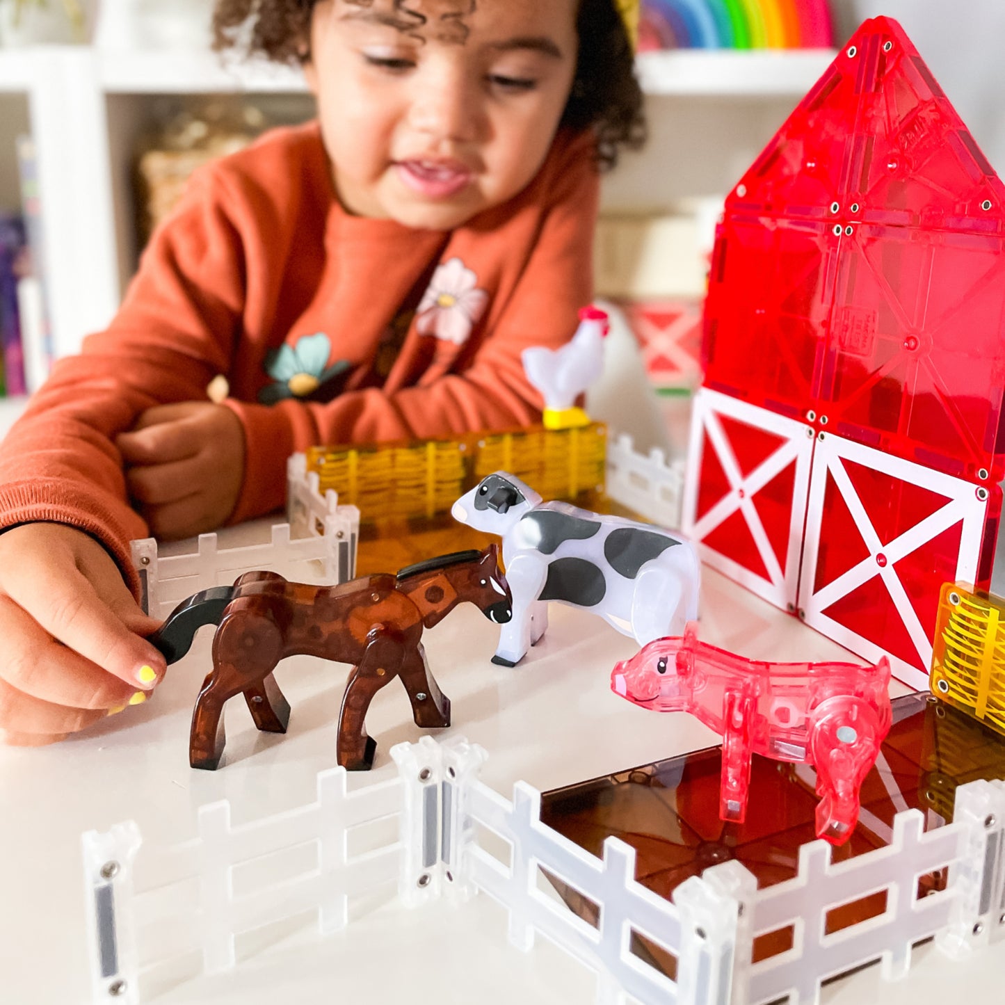 Magna-Tiles Farm Animals 25-Piece Set