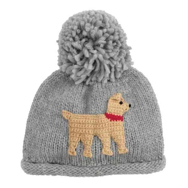 Boys’ Crochet Beanie - Dog