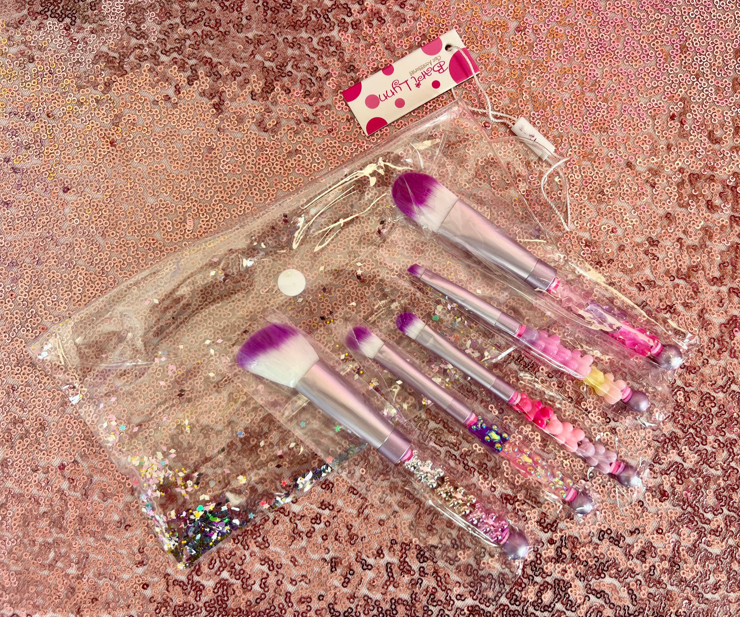 6pc Makeup Brush Set - Gummybear