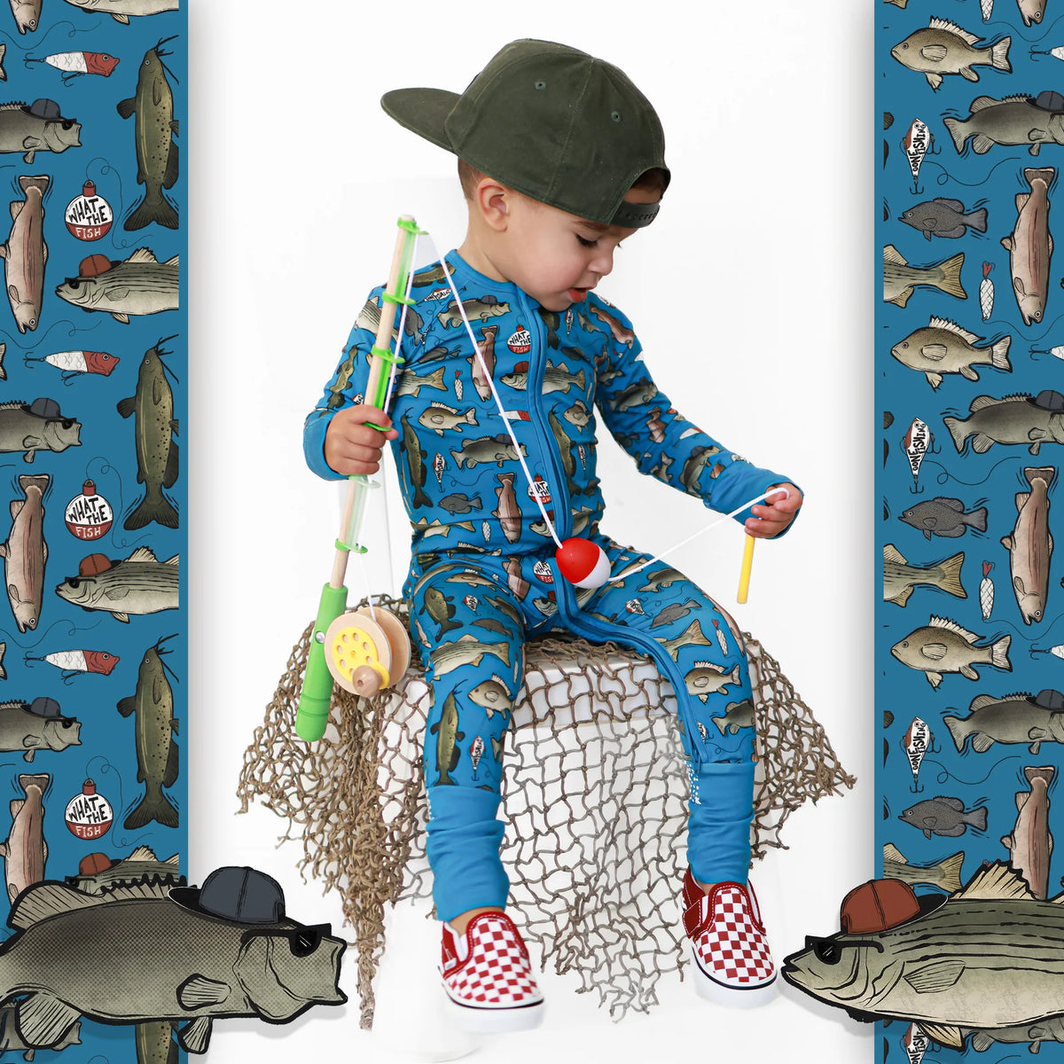 Wishin I Was Fishin Blue Snoozer