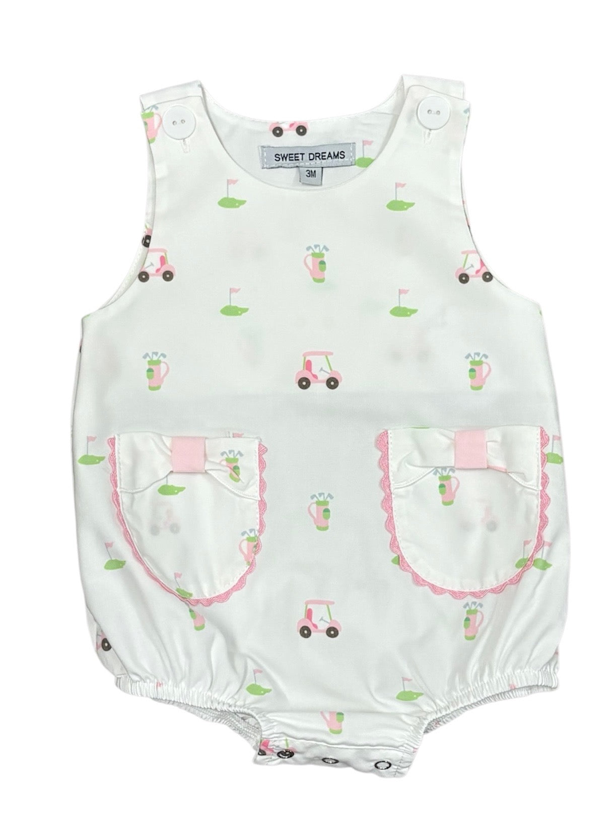 Golf Printed Girl Bubble