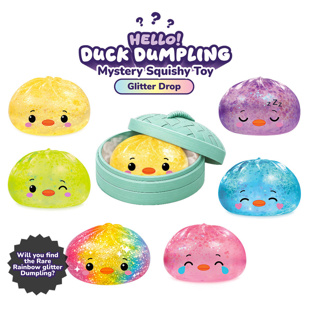Hello Duck Dumpling – Mystery Sugar Glitter Large(Large Teal Tin)