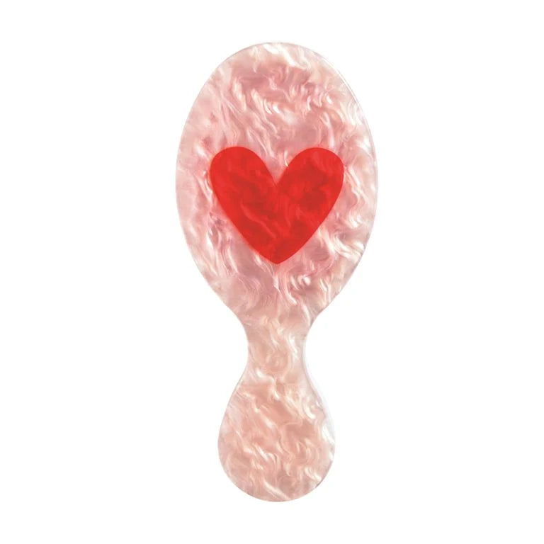 Pink Heart Hair Brush