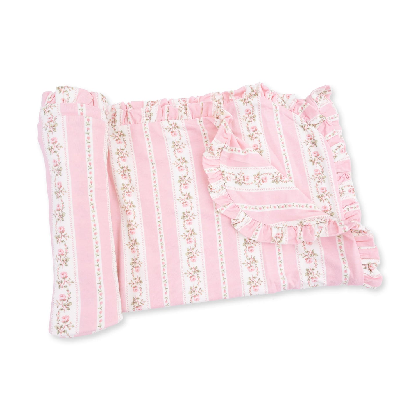 Antoinette Stripe Ruffle Blanket