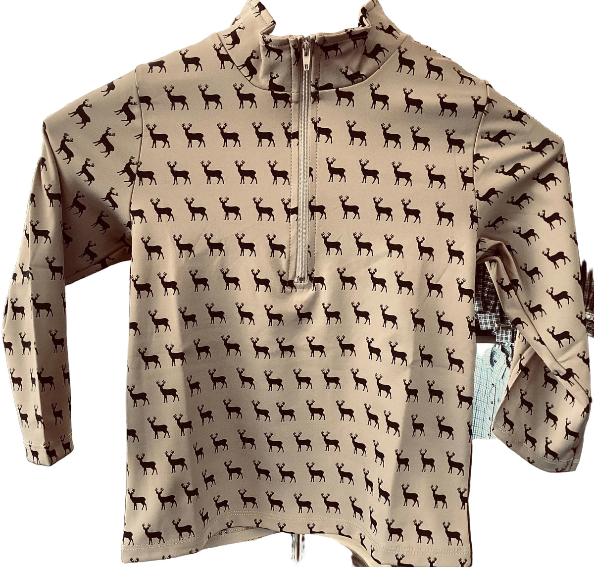 Ethan 1/4 Zip Pullover-Deer