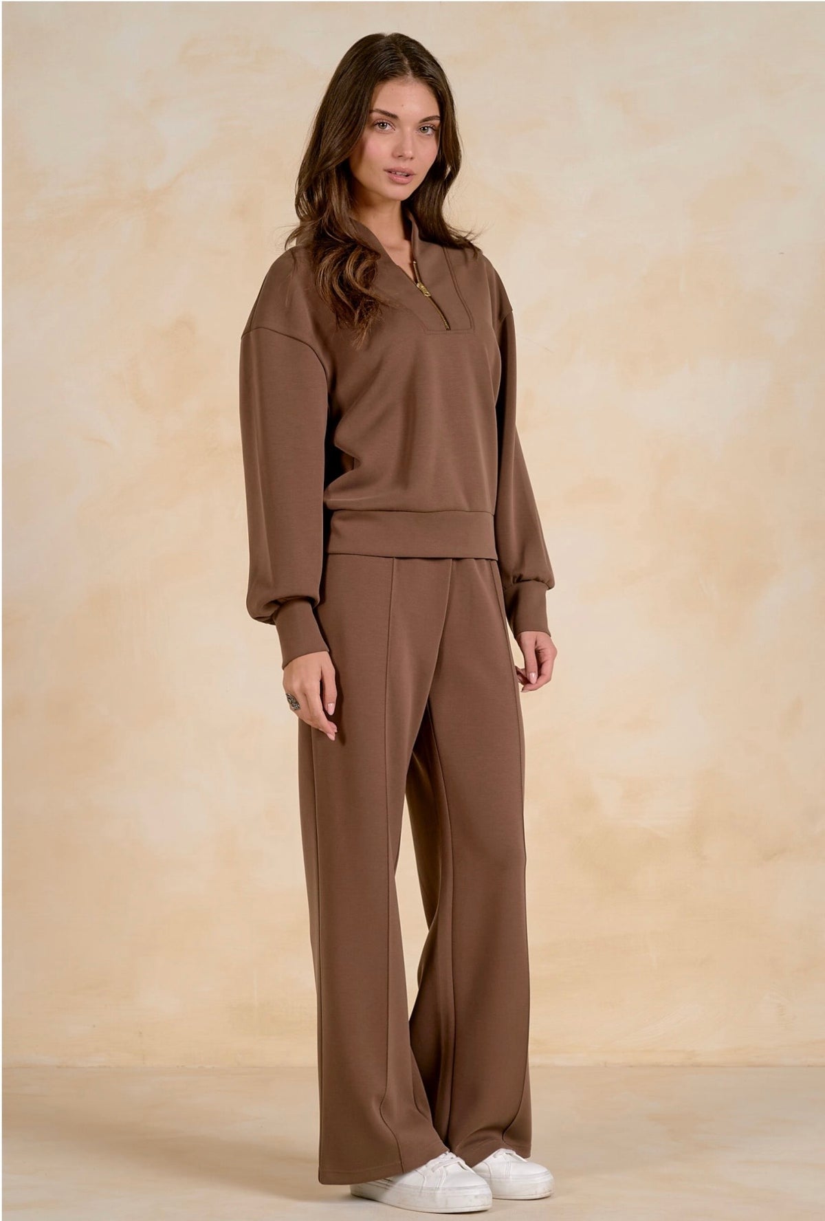 Light Brown Quarter Zip