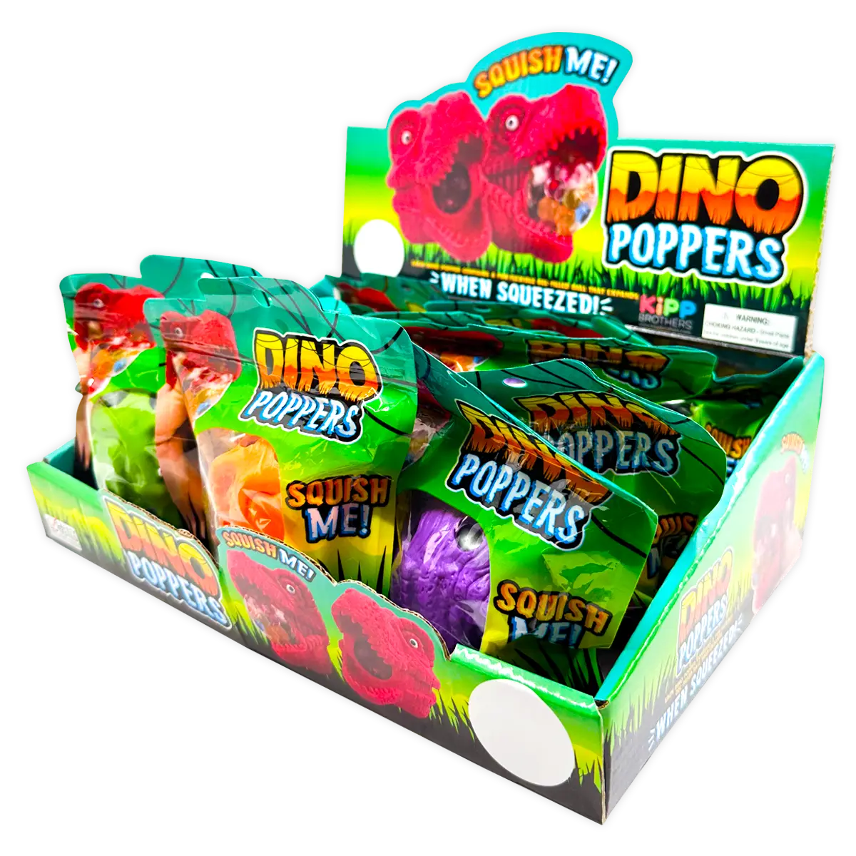 So Much Fun! Squishy Fidget Dino Poppers