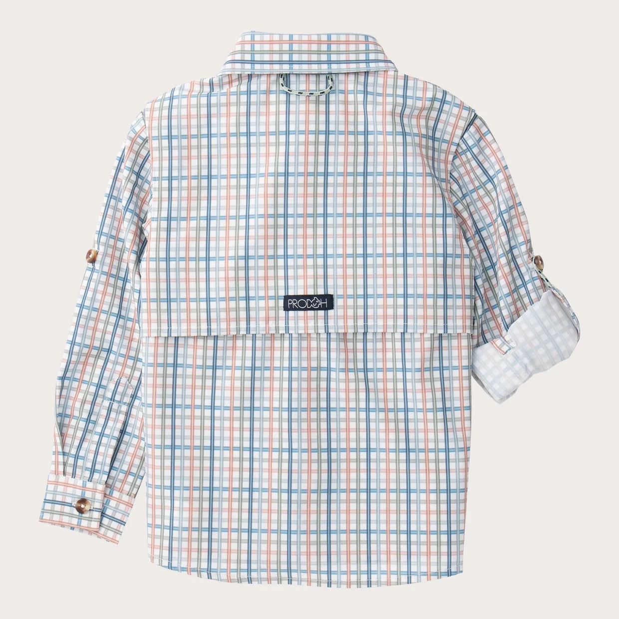 Founders LS Fishing Shirt-Sullivan’s Island Arona Blue Plaid