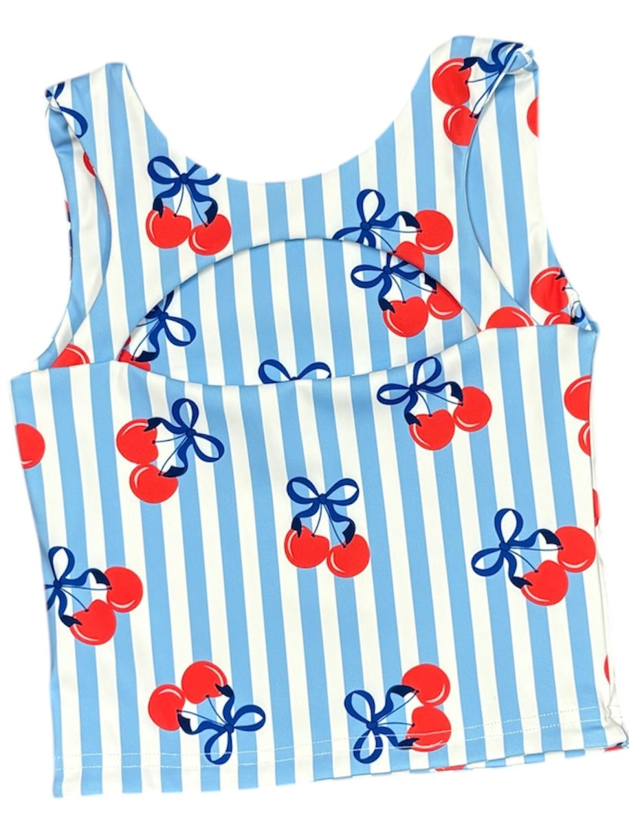 Cherries Athletic Skirt Set