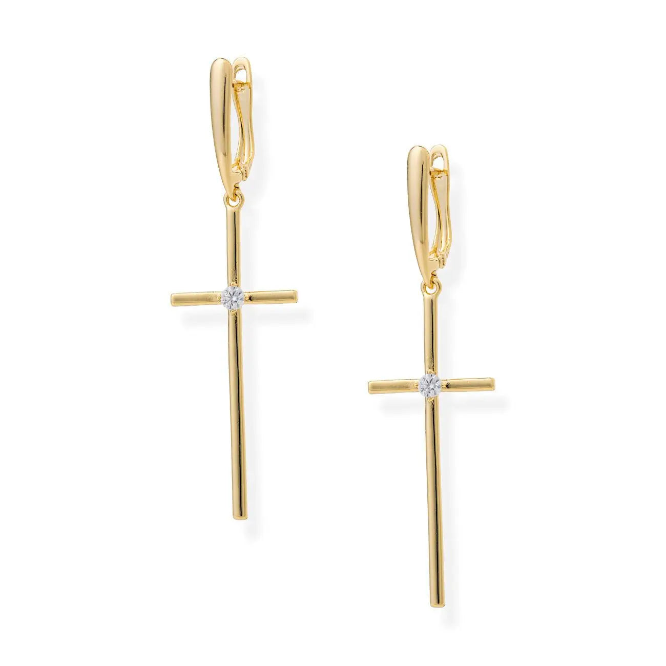 Leo Cross Earrings
